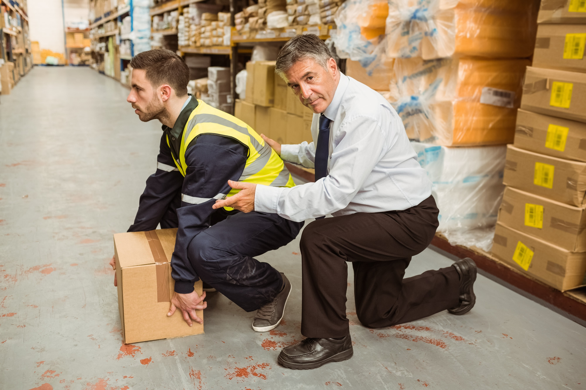 Osteopaths For Industry Manual Handling Instructor training training a delegate in manual handling technique